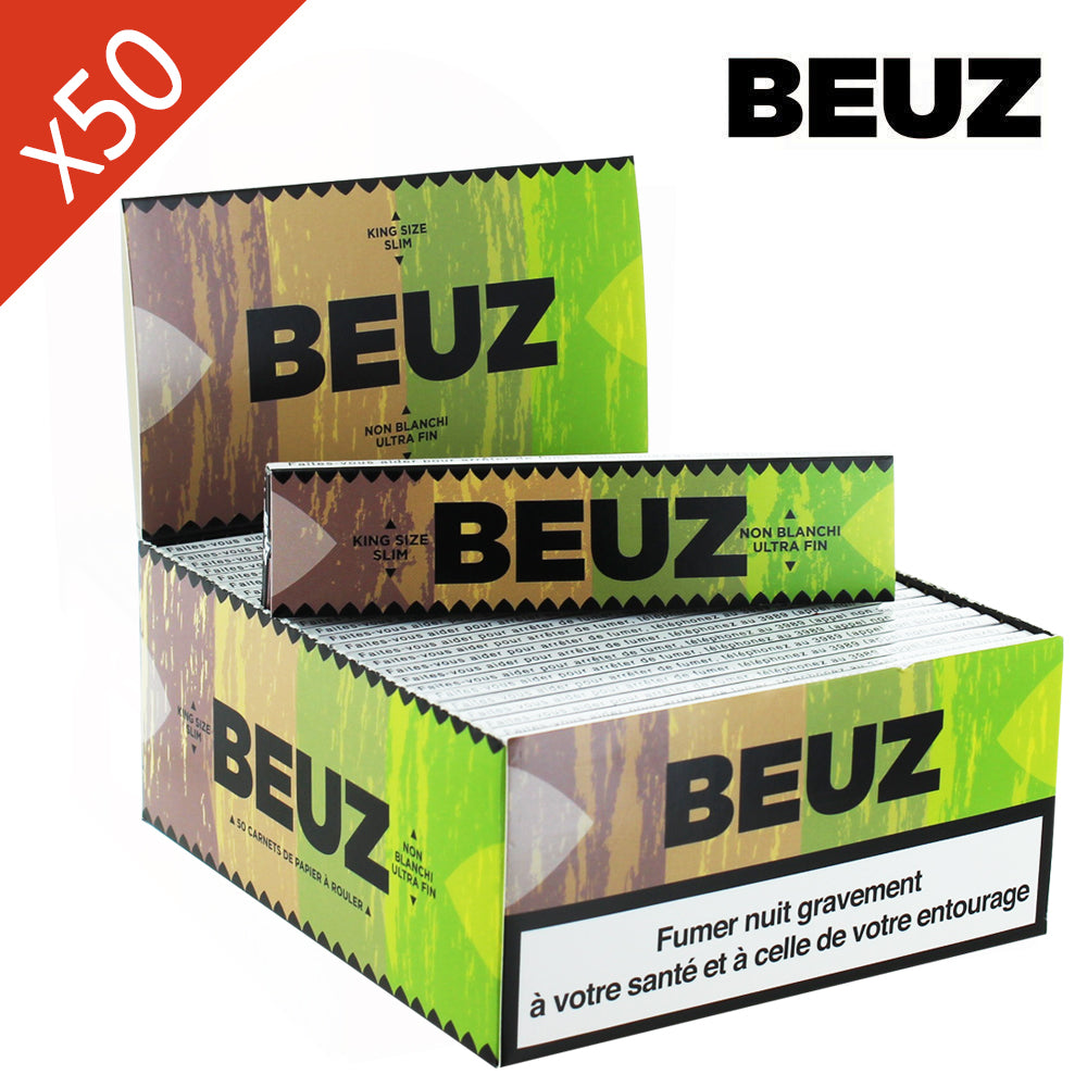 Feuille Slim Beuz Brown (50 carnets) (B2B)
