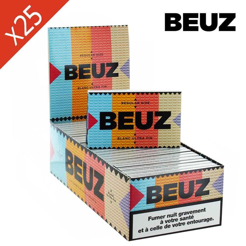 Feuille Regular Beuz Blanc (25 carnets) (B2B)