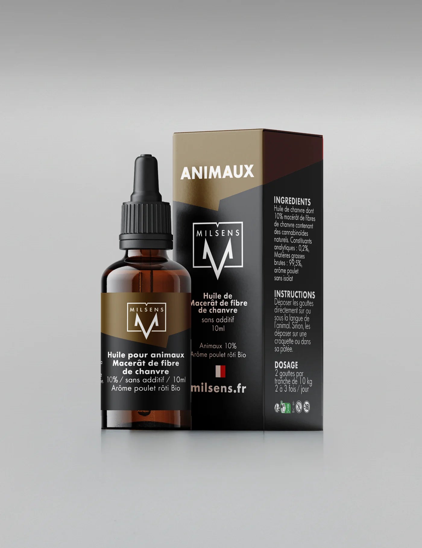 HUILE CBD ANIMAUX 10%