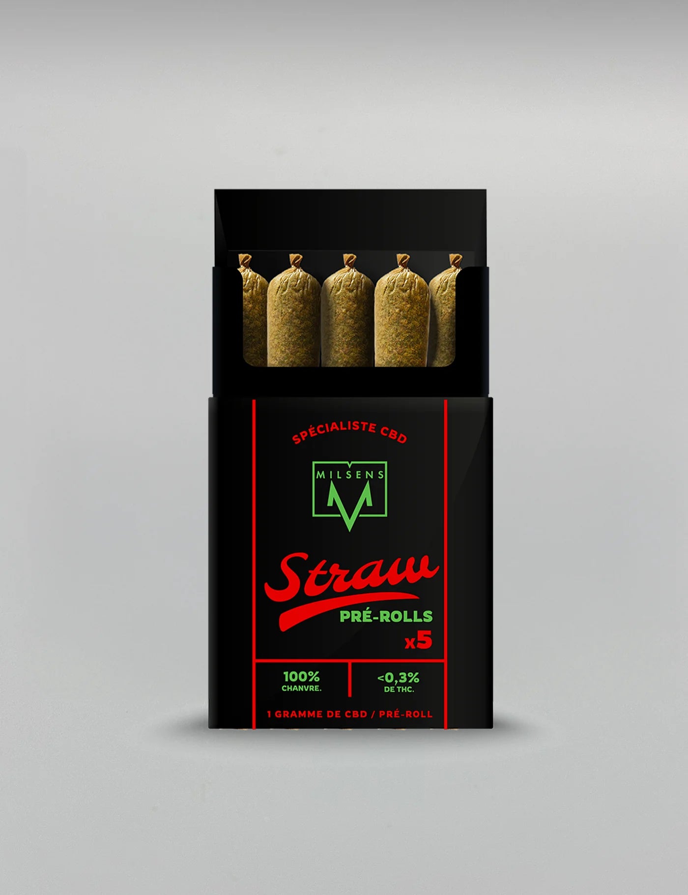PAQUET PRÉ-ROLLS STRAW