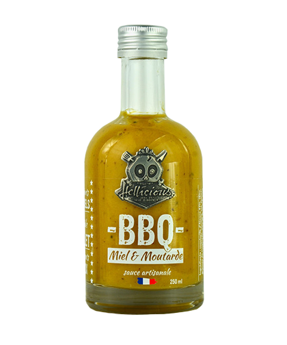 SAUCE BBQ MIEL & MOUTARDE HELLICIOUS